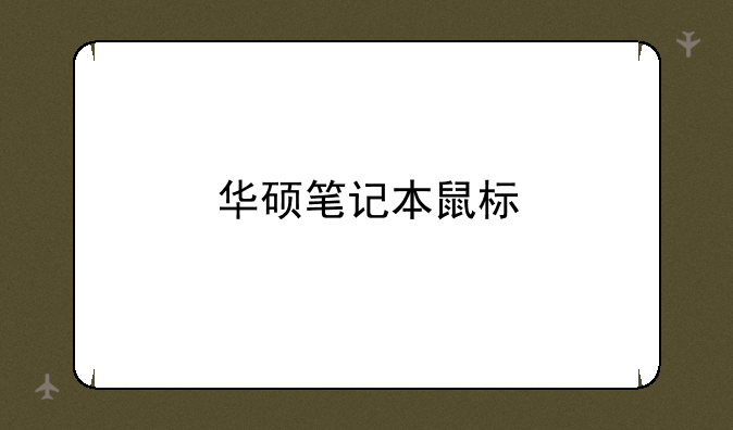 华硕笔记本鼠标
