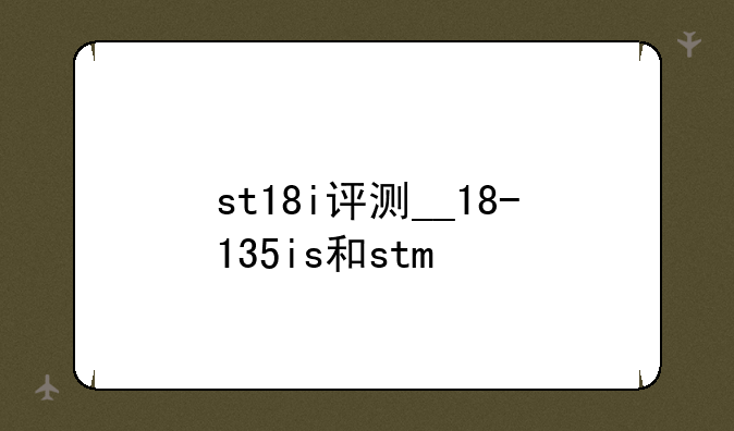st18i评测__18-135is和stm