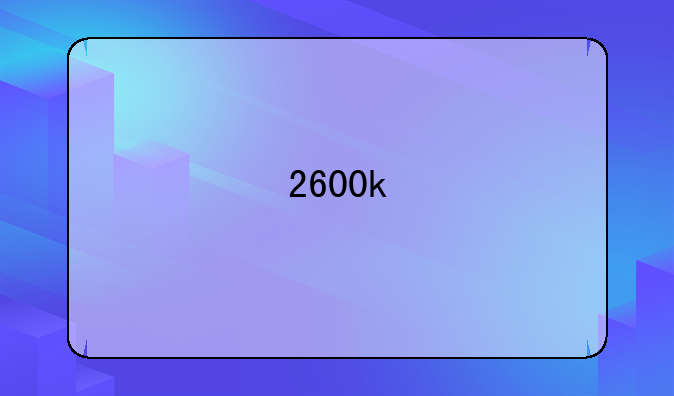 2600k