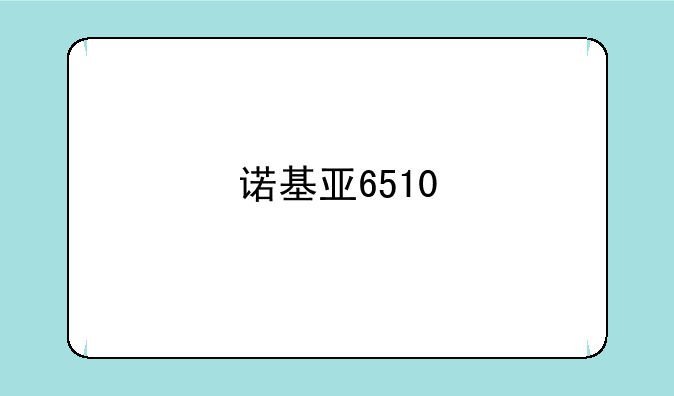 诺基亚6510