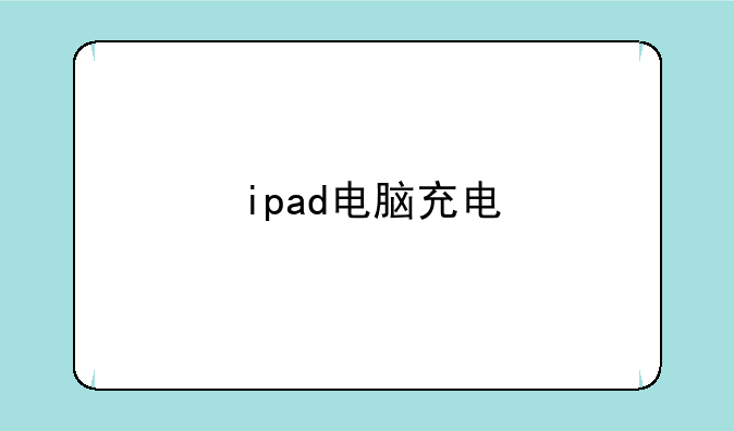 ipad电脑充电